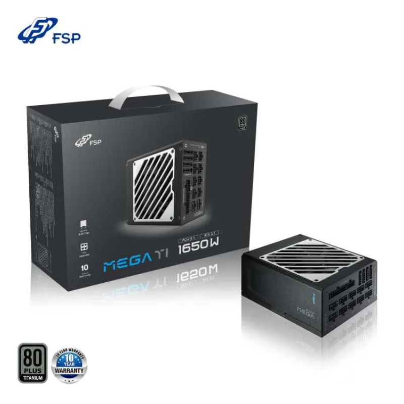 FSP MEGA TI/1650W/ATX 3.1/80PLUS Titanium/Modular/Retail (PPA16F0202)