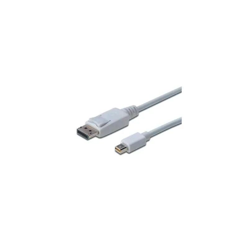 Digitus DisplayPort připojovací kabel, mini DP/M - DP/M 2.0m (AK-340102-020-W)