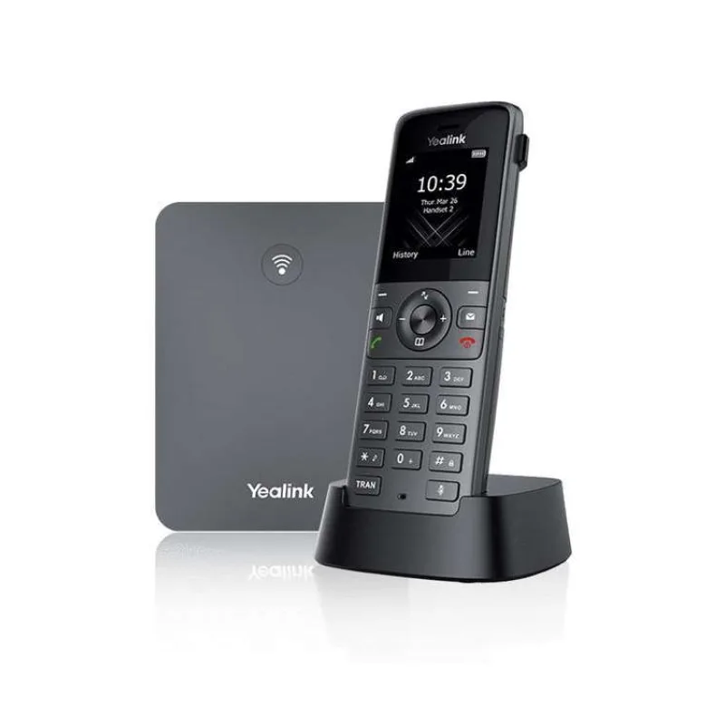 Yealink W73P, IP DECT báza + rúčka, PoE, 1,8" bar.disp., až 10 rúčok (W73P)