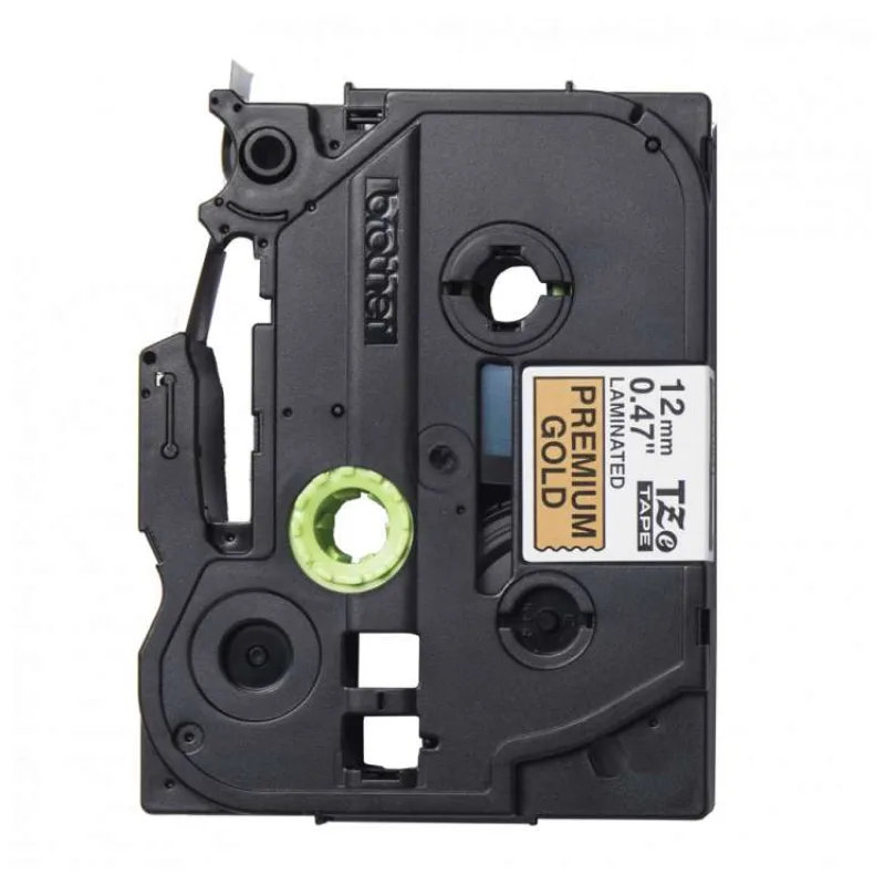 páska BROTHER TZePR831 čierne písmo, zlatá premium páska Tape (12mm) (TZEPR831)