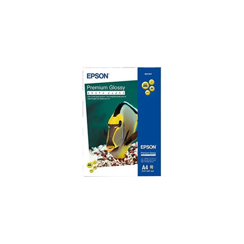 EPSON Premium Glossy Photo Paper - A4 - 50 Sheets (C13S041624)