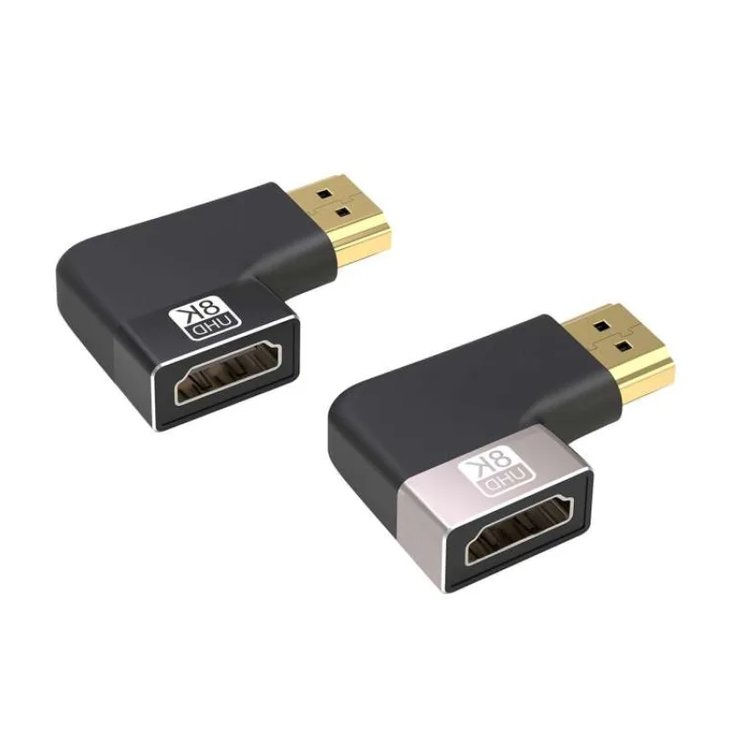 PREMIUMCORD Adaptér spojka 8K HDMI A - HDMI A, F/M, do úhlu 90° - pravá (kphdma-41)