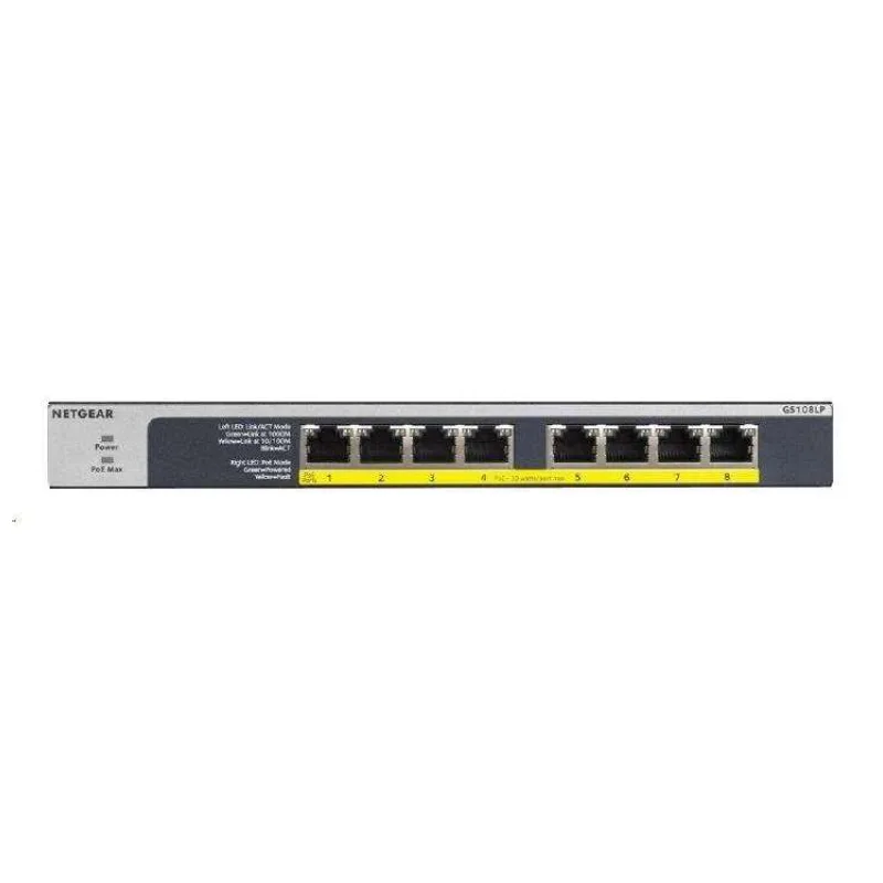 Netgear 8PT POE/POE+ GIGABIT UNMANAGED SWCH (GS108PP-100EUS)