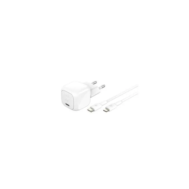 Belkin 30W PD 3.1 USB-C Wall Charger + USB-C/Lightning kábel 1m - White (WCA008kq1MWH-B5)