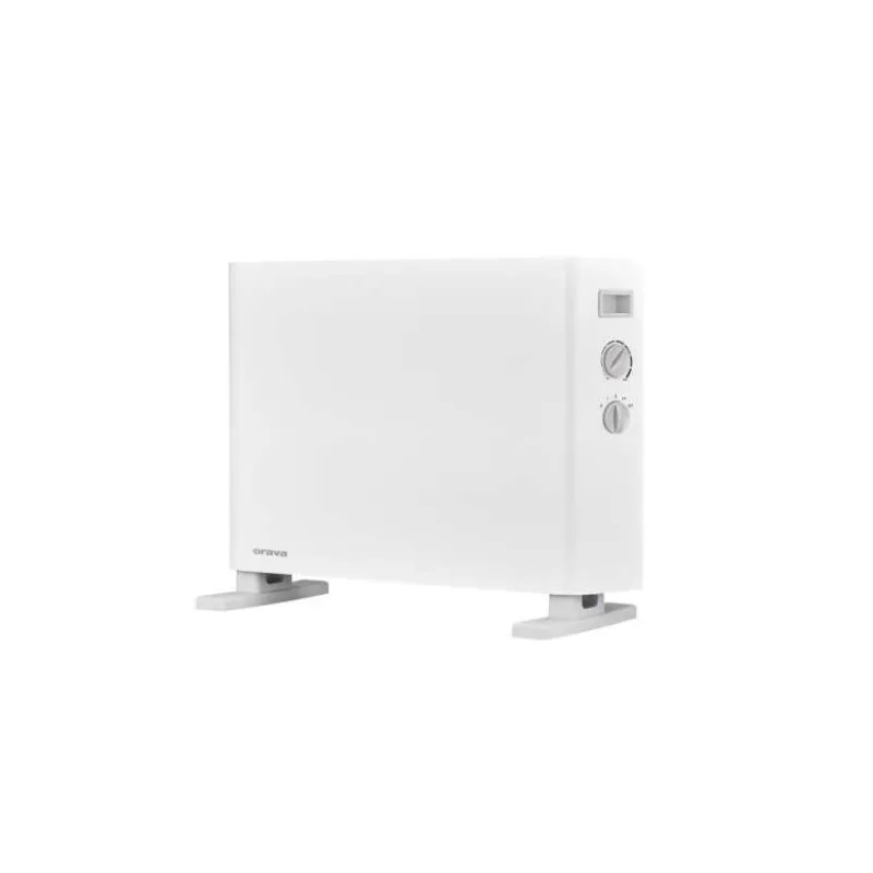 Orava EK-2007 elektrický horkovzdušný konvektor, 1250-2000 W, 52 dB, 20-25 m2, termostat, 4 úrovně výkonu, bílá (EK-2007)