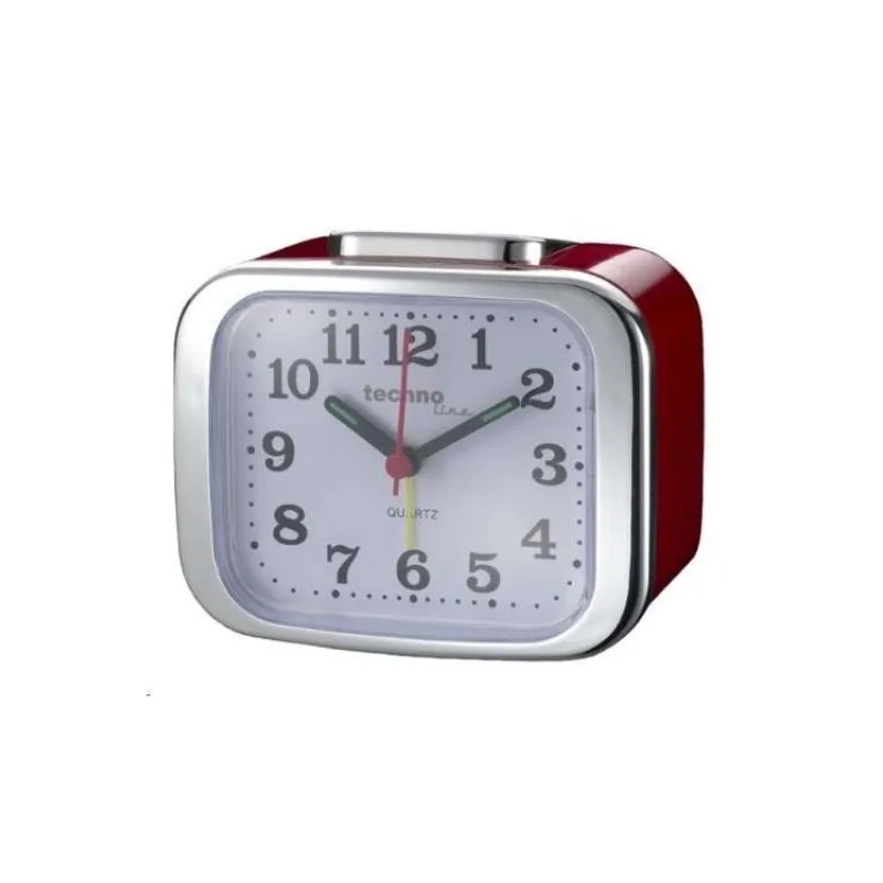 TechnoLine Modell XL analogový budík, červený (Modell XL red)