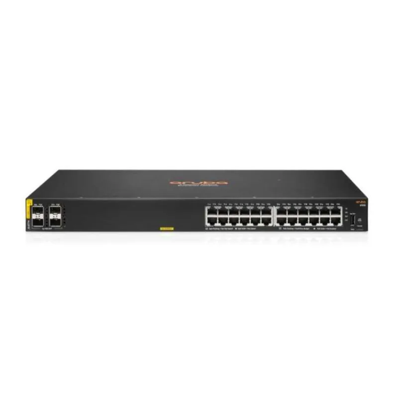 HPE Aruba Networking CX 6100 24G Class4 PoE 4SFP+ 370W Switch JL677AR RENEW (JL677AR#ABB)