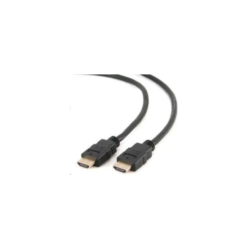 Kábel CABLEXPERT HDMI-HDMI 1m, 1.4, M/M tienený, pozlátené kontakty, čierny (CC-HDMI4-1M)