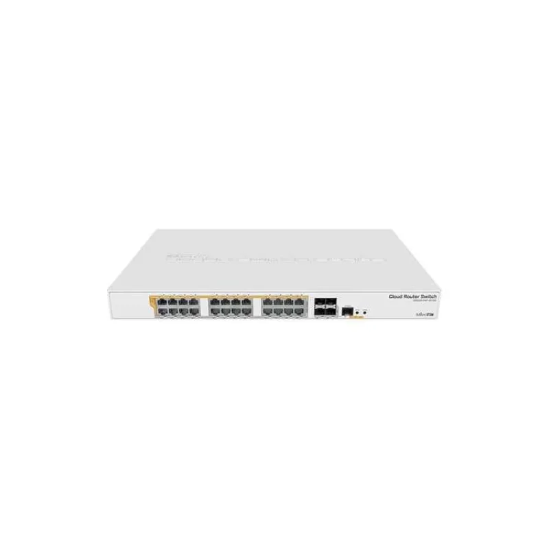 MIKROTIK RouterBOARD Cloud Router Switch CRS328-24P-4S+RM + L5 (800MHz 512MB RAM 24x GLAN POE 4x SFP+) rack (CRS328-24P-4S+RM)