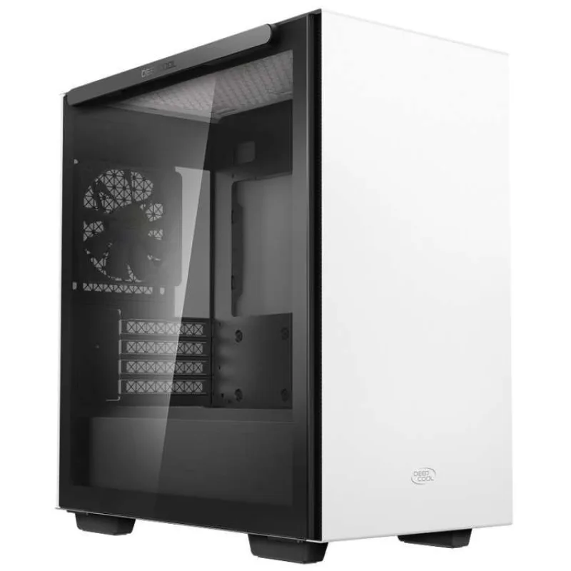 DEEPCOOL skříň Macube 110 WH / Micro ATX / 120mm fan / 2xUSB 3.0 / prosklená bočnice s magnetickým uchycením / bílá (R-MACUBE110-WHNGM1N-G-1)