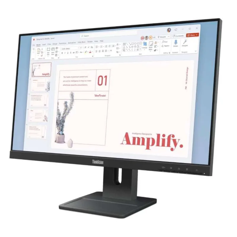 Lenovo ThinkVision/E24-40/23,8"/IPS/FHD/100Hz/6ms/Čierna/3R (64BAMAT1EU)