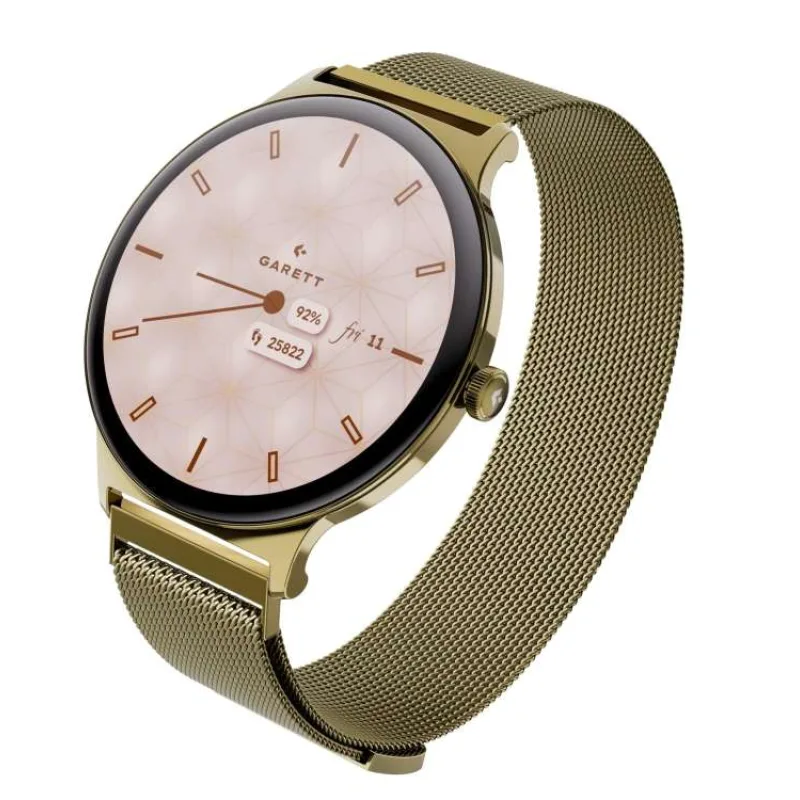 Garett Smartwatch Verona 2 zlatá MESH steel (VERONA_2_MESH_GLD)