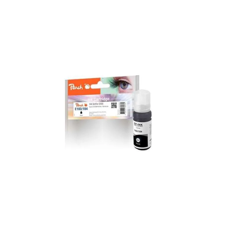 PEACH kompatibilní cartridge Epson No. 103/104, C13T00S140, C13T00P140, black, 70ml (320898)