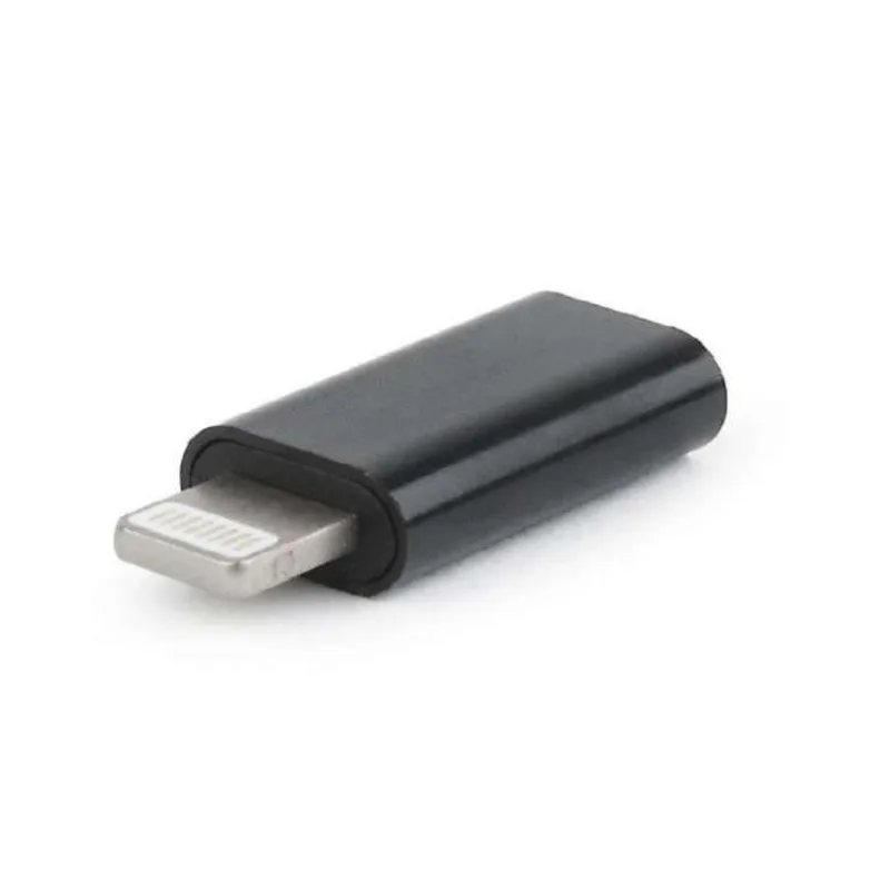 USB redukcia Lightning / Typ C, čierna, CABLEXPERT (A-USB-CF8PM-01)