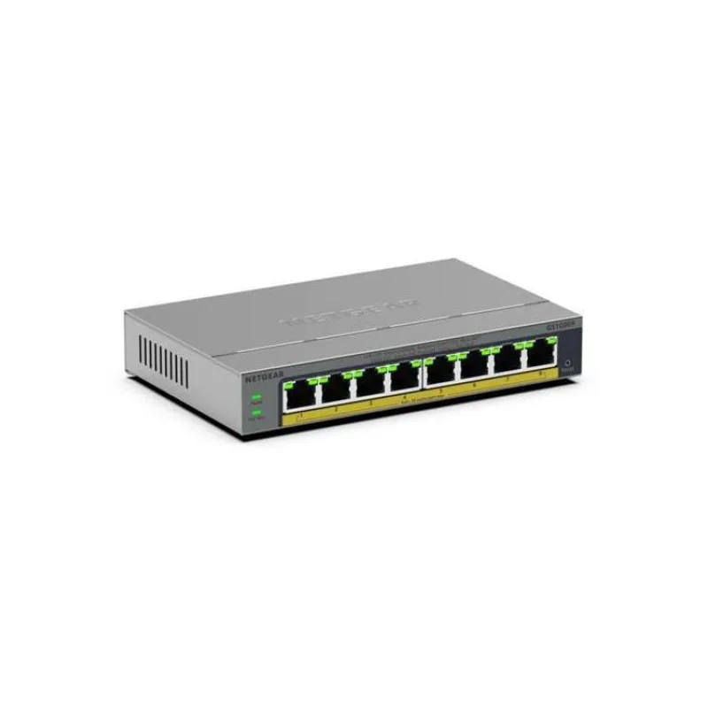 Netgear 8PT GIGABIT UNMANAGEABLE PLUS SWITCH W/ POE+ (GS108EP-100EUS)