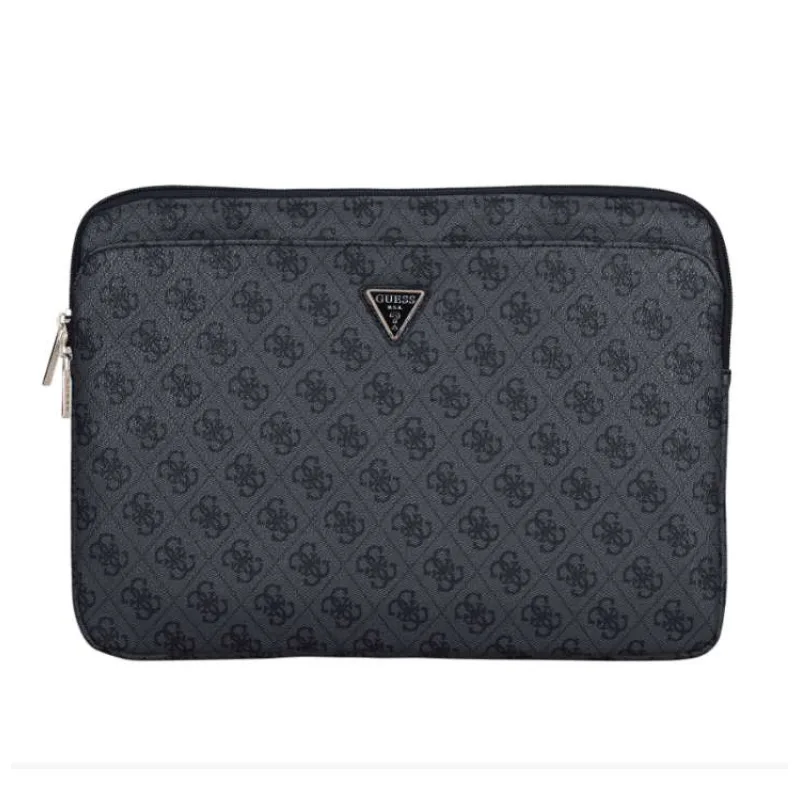 Guess PU 4G Triangle Logo Obal pre Notebook 14" Black (3666339310233)