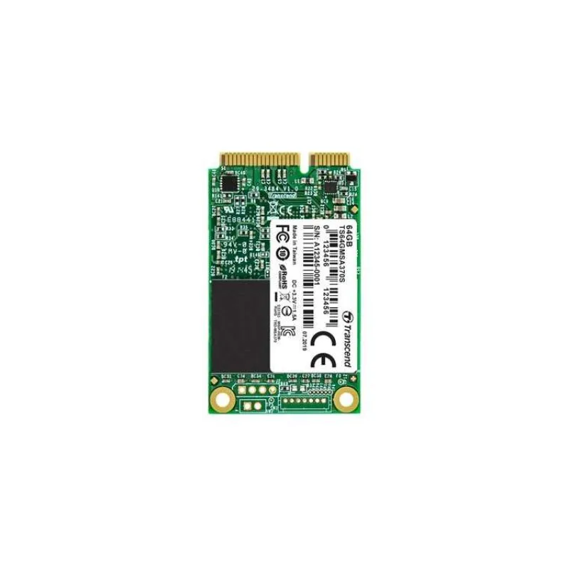 TRANSCEND SSD 64GB 370S, mSATA, SATA III, MLC (TS64GMSA370S)