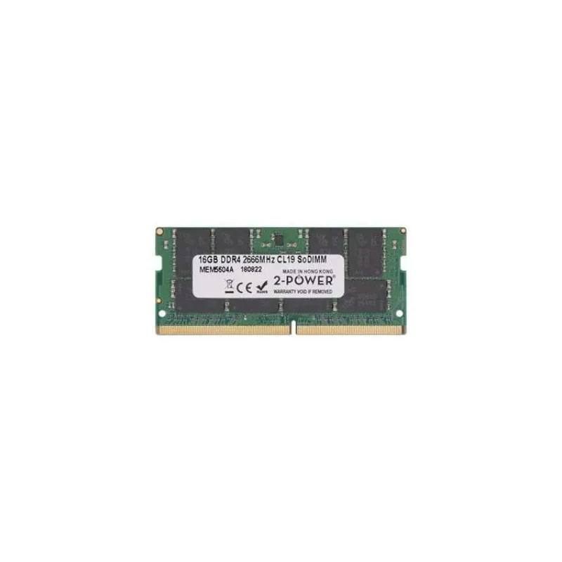2-Power 16GB PC4-21300S 2666MHz DDR4 CL19 Non-ECC SoDIMM 2Rx8 (DOŽIVOTNÍ ZÁRUKA) (MEM5604A)