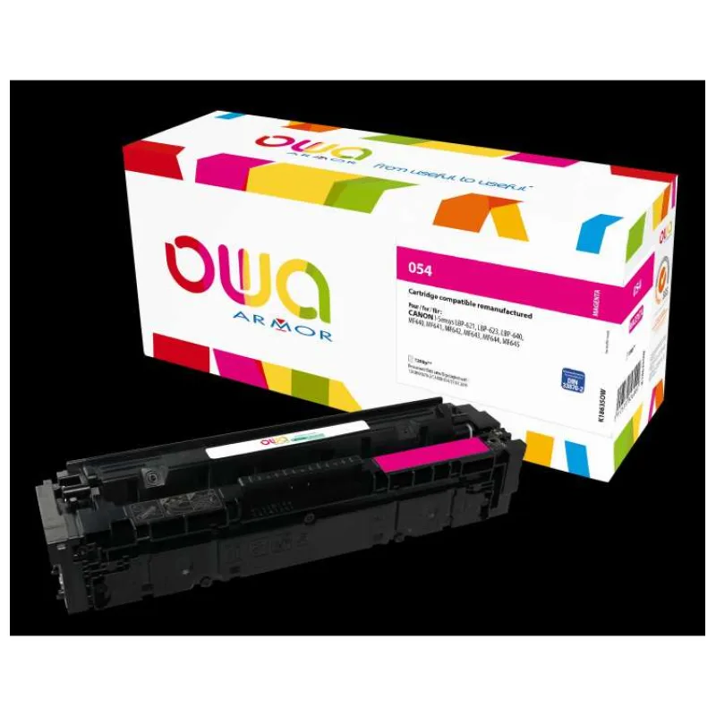 OWA Armor toner pre CANON LBP 621Cw, 623Cdw, MF641Cw, 643Cdw, 645Cx,CRG054 M,1200 ks.červená/magenta (CRG-054 M) (K18635OW)