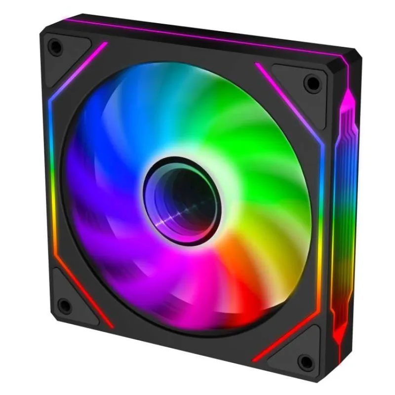 EVOLVEO 120UX-M, ventilátor, 120mm, 4pin molex, ARGB, master, čierny (120UX-M-ARGB-BK)