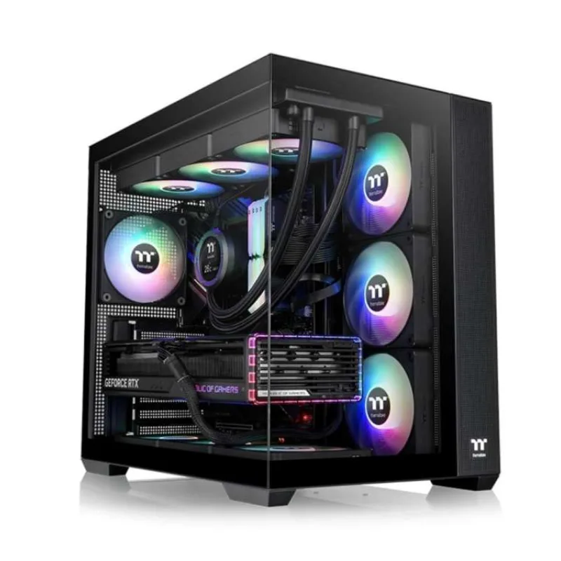 THERMAL TAKE Case View 380 TG ARGB, ATX, Průhledná bočnice, 4x 120mm ARGB Fan, černá (CA-1Z2-00M1WN-00)
