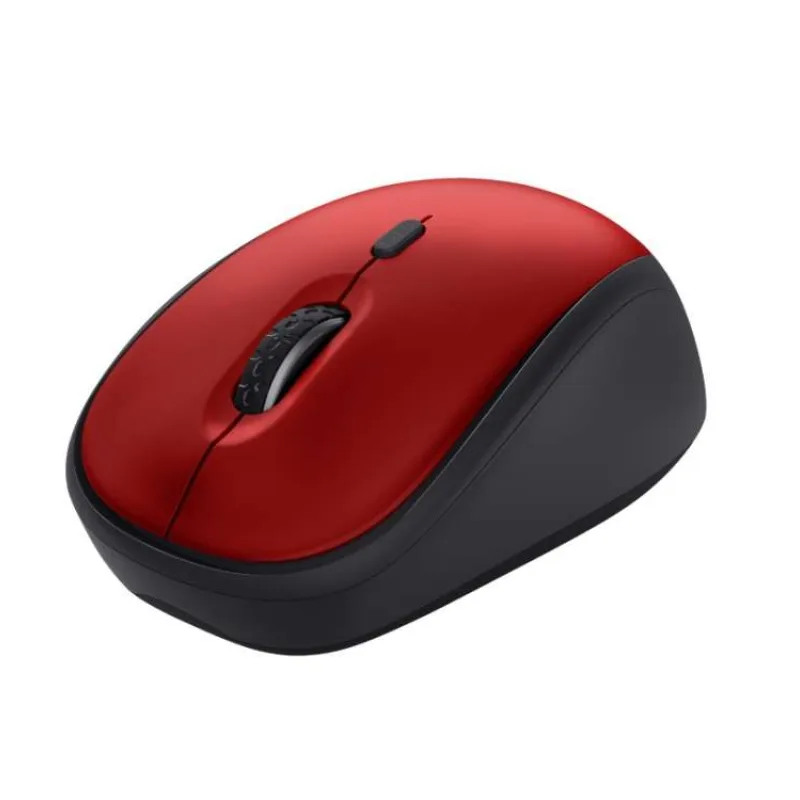 TRUST myš Yvi+ Wireless Mouse Eco Red, červená (24550)