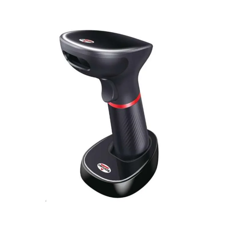 CCD 2D čítačka Virtuos HW-855A, bezdrôtová, základňa, USB, čierna (EHE0003)