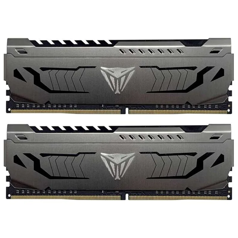 Patriot Viper Steel/DDR4/32GB/3200MHz/CL16/2x16GB/Grey (PVS432G320C6K)