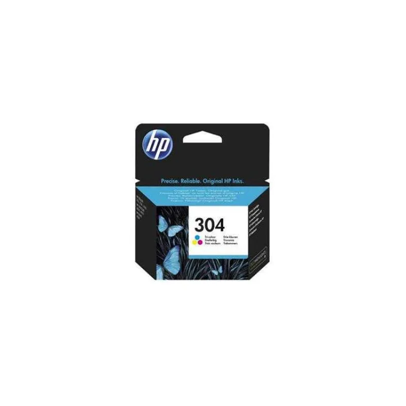HP 304, Tri-color, 100str.Cartridge (N9K05AE#BA3)