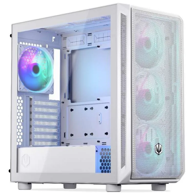 Endorfy Arx 700 ARGB Skříň, Middle tower, bez zdroje, ATX, 2× USB, 1× USB-C, 4× 140mm ARGB ventilátor, mesh panel, průhl. bok,bí (EY2A017)