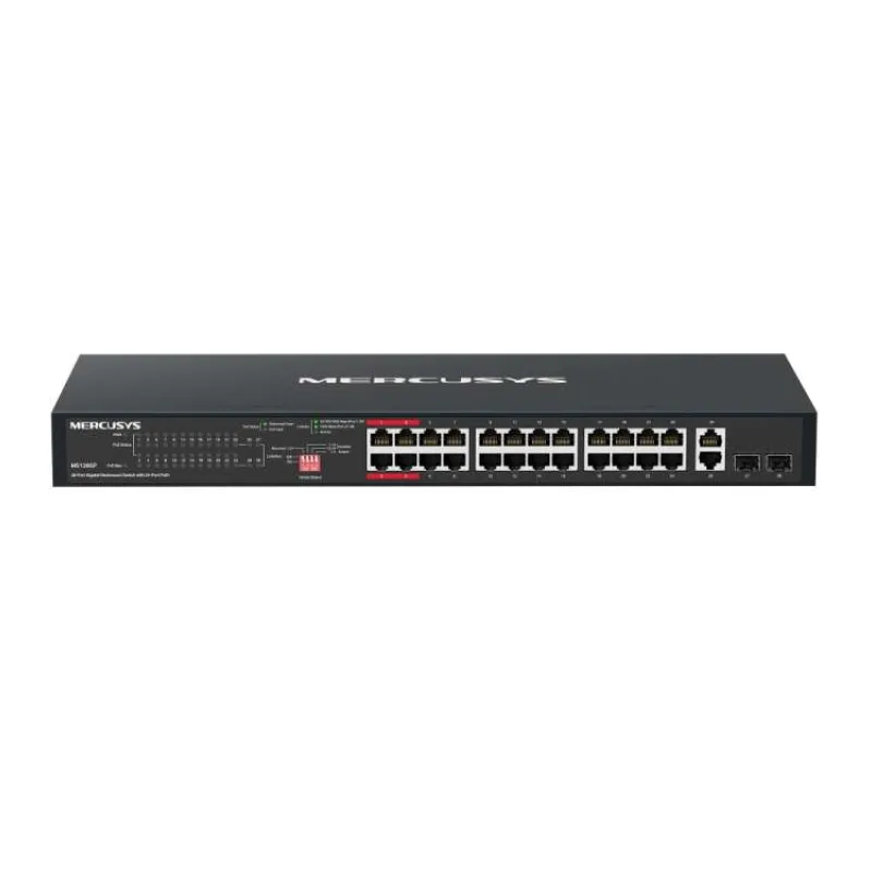 Mercusys MS128GP 28xGb rack switch(24xPOE+) (MS128GP)