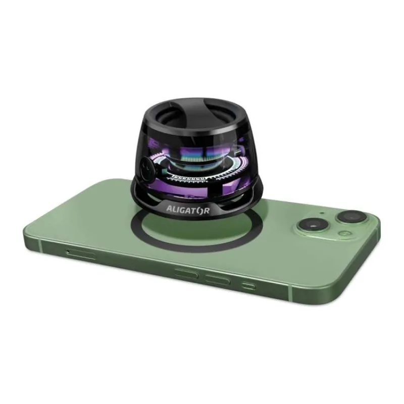 ALIGATOR reproduktor MagSafe Mini Beat BT, čierny (ABSMB01)