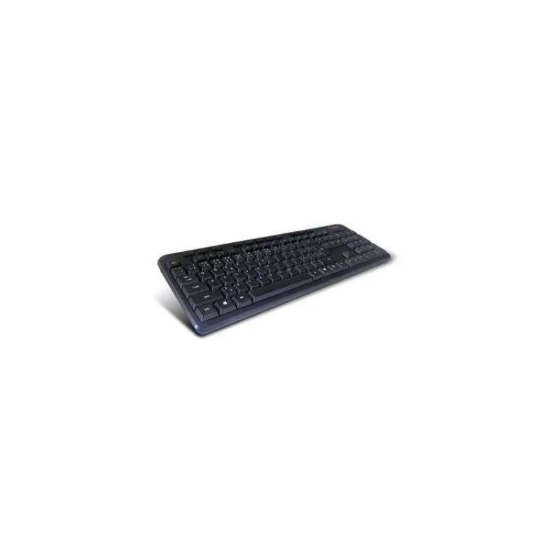 Klávesnica C-TECH KB-102M USB slim black multimediálna, CZ/SK (KB-102M-U-BL)