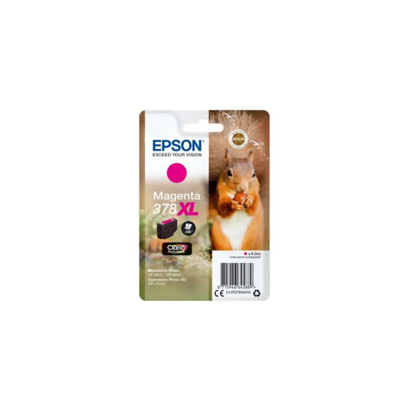 Epson Singlepack Magenta 378 XL Claria Photo HD (C13T37934010)