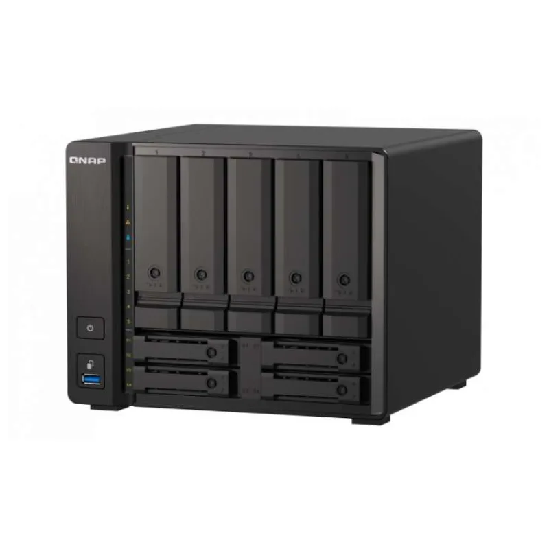 QNAP TS-h973AX-32G (Ryzen 2,2GHz, ZFS, 32GB RAM, 5x 3,5" + 4x 2,5" SATA/2x U.2, 2x 2,5GbE, 1x 10GbE) (TS-h973AX-32G)