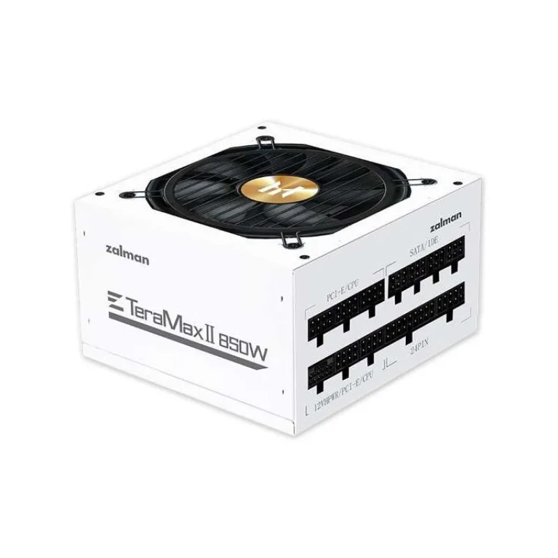 Zalman zdroj ZM850-TMX2 WH/ 850W / ATX3.0 / active PFC / modulární / 80 Plus Gold / bílý (ZM850-TMX2 WH)
