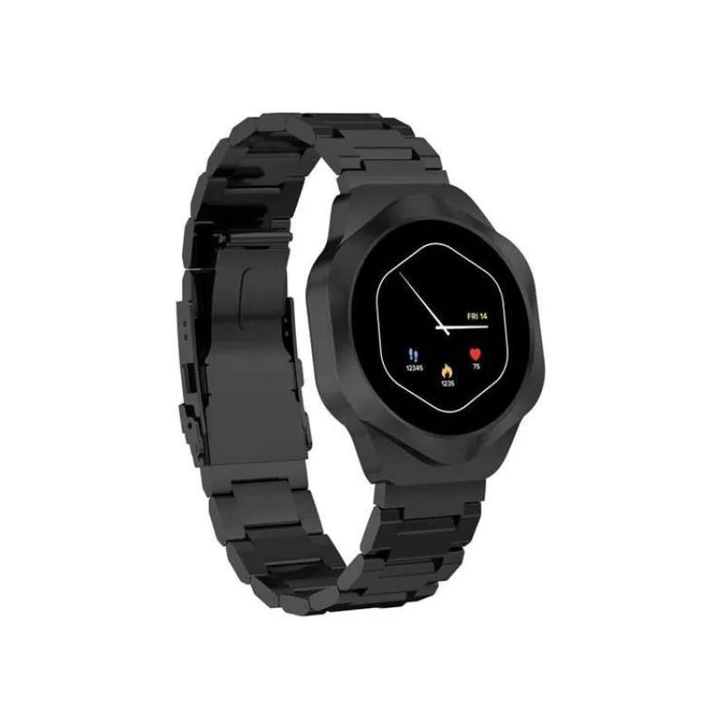 Canyon Hexagon 88, smart hodinky, BT, fareb. AMOLED displej 1,43", vodotes. IP67, multišport. režim, čierne (CNS-SW88BB)