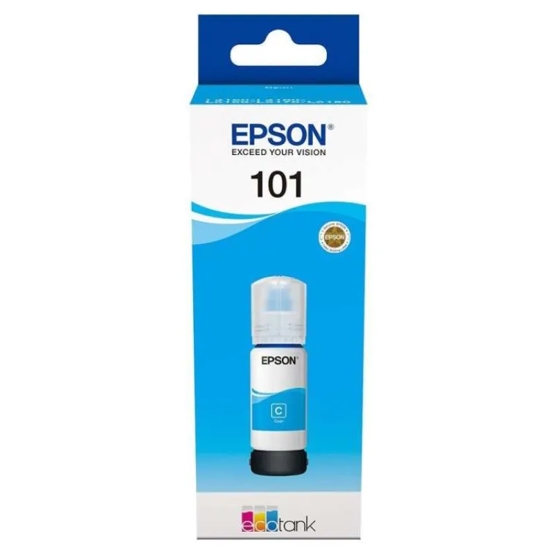 Epson inkoustová náplň/ T03V24A/ 101 EcoTank/ L6160/ L6170/ L6190/ L4150/ L4160/ Modrá (C13T03V24A)