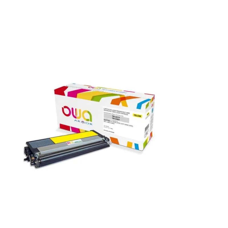 OWA Armor toner pre BROTHER HL L8250, 8350, DCP L8400, 8450, MFC L8650, 8850, 3500 strán, TN326Y, žltá/žltá (TN-326Y) (K15785OW)