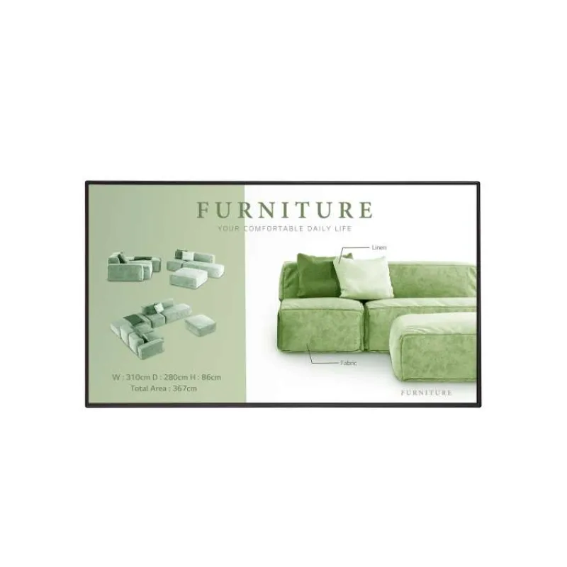 55" LG LED 55UM5N-H - UHD, 500cd, IPS, OPS, 24/7 (55UM5N-H.AEU)