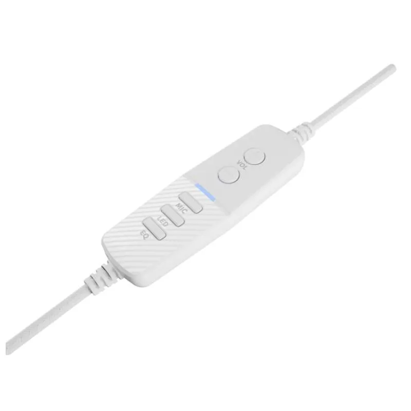 Herné slúchadlá s mikrofónom Genesis NEON 764/7.1/USB/Drôt/Stand/Biela (NSG-2170)