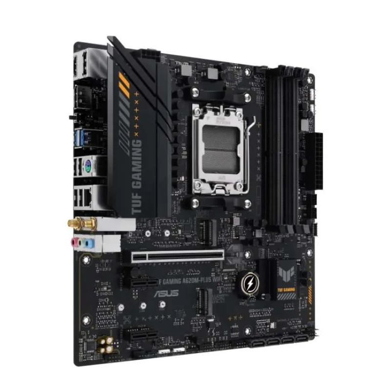 ASUS TUF GAMING A620M-PLUS WIFI / A620 / AM5 / 4x DDR5 / M.2 / HDMI / 2x DP / WiFi / mATX (90MB1F00-M0EAY0)