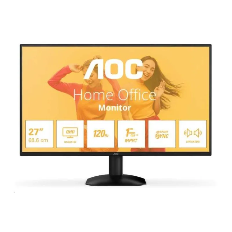 AOC Q27B35S3 27" IPS 2560x1440 20M:1 4ms 300cd DP HDMI čierny 120Hz (Q27B35S3)