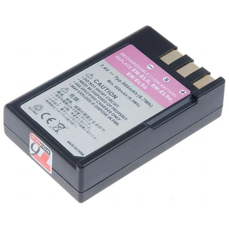 Baterie T6 Power Nikon EN-EL9, EN-EL9a, EN-EL9e, 1000mAh, 7,4Wh (DCNI0010)