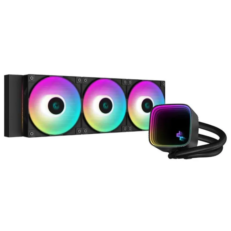 DEEPCOOL vodní chladič LS720 SE / 3x120 mm fan / ARGB / Intel i AMD / pro SI (R-LS720-BKAMMM-G-1)