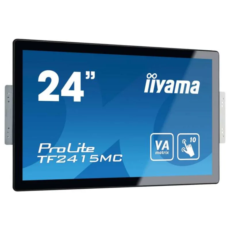 24" iiyama TF2415MC-B2: VA, FullHD, capacitive, 10P, 350cd/m2, VGA, DP, HDMI, čierny (TF2415MC-B2)