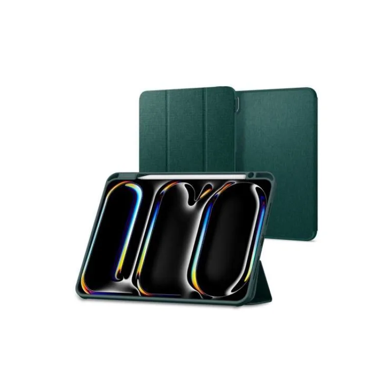 Spigen puzdro Urban Fit pre iPad Pro 11" M4 2024 - Midnight Green (ACS07759)