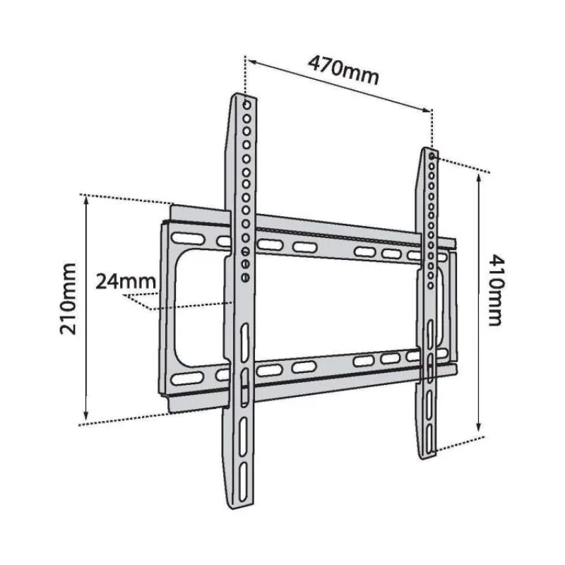 TB TV wall mount TB-450 až 56", 40kg max VESA 400x400 (TB-450)