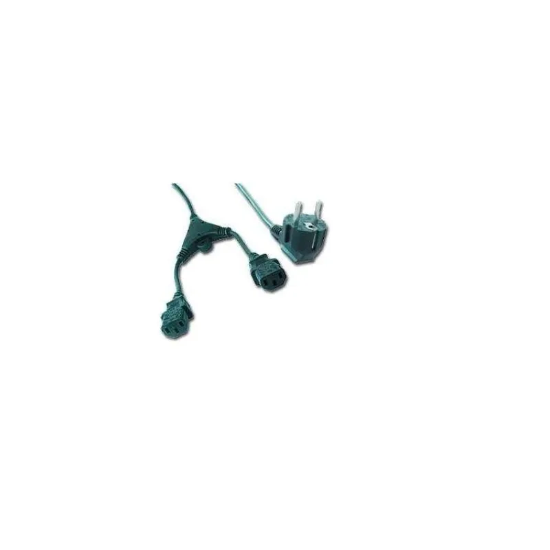 Kábel CABLEXPERT sieťový 1,8m VDE 220/230V napájací rozdvojka Y (PC-186-ML6)