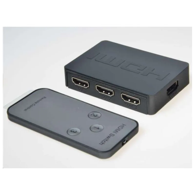 PremiumCord HDMI switch 3:1 plastový, diaľkové ovl. (khswit31c)